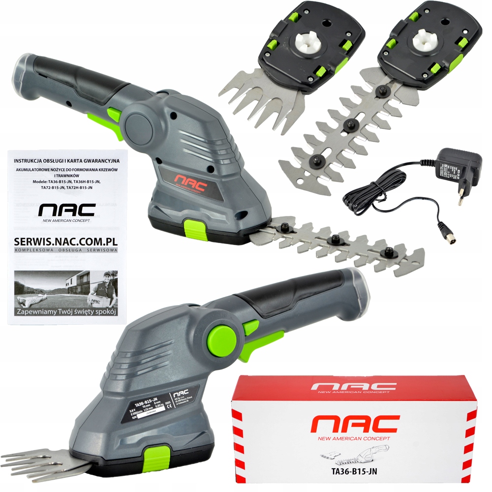 Akumulátorové elektrické nožnice NAC 11,5 cm 3,6 V